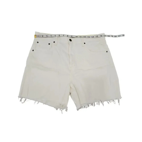 NWOT ETICA Skylar White Cutoff Shorts Size 30 - Picture 9 of 11